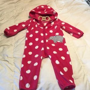 Carters 9 mo hooded romper